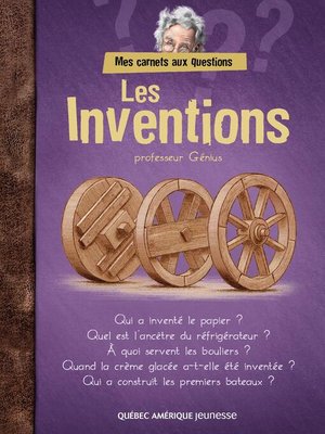 cover image of Mes carnets aux questions--Les Inventions